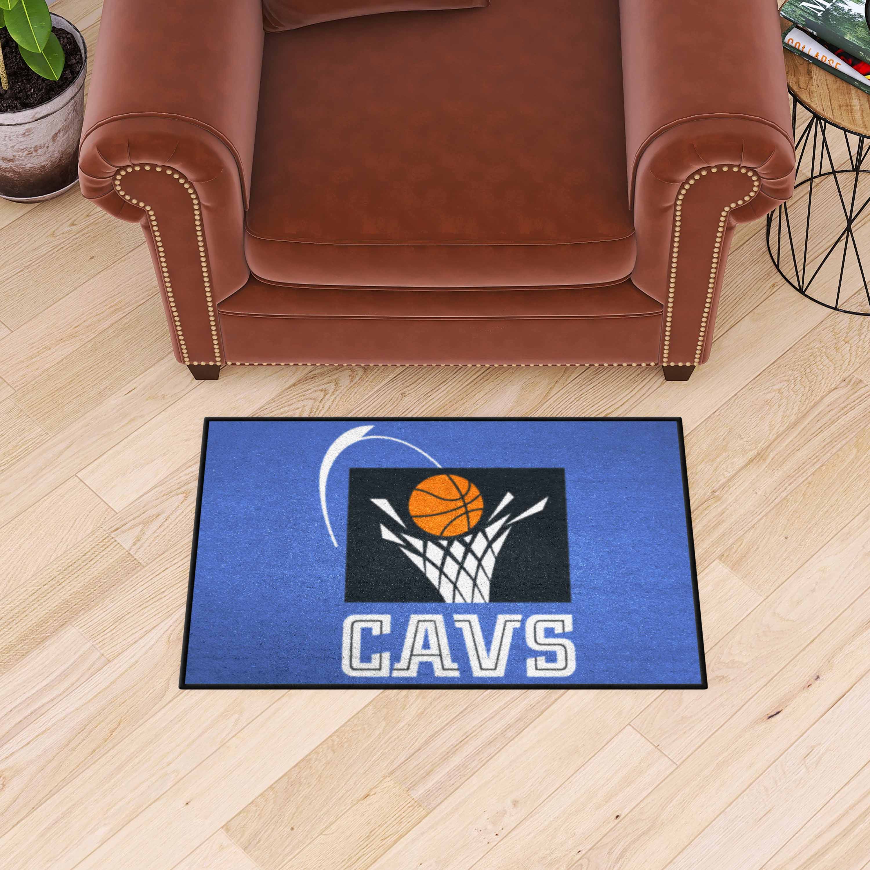 NBA Retro Cleveland Cavaliers Starter Mat Accent Rug - 19in. x 30in. - Cleveland Cavaliers