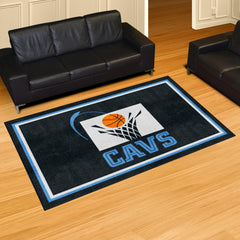 NBA Retro Cleveland Cavaliers 5ft. x 8 ft. Plush Area Rug