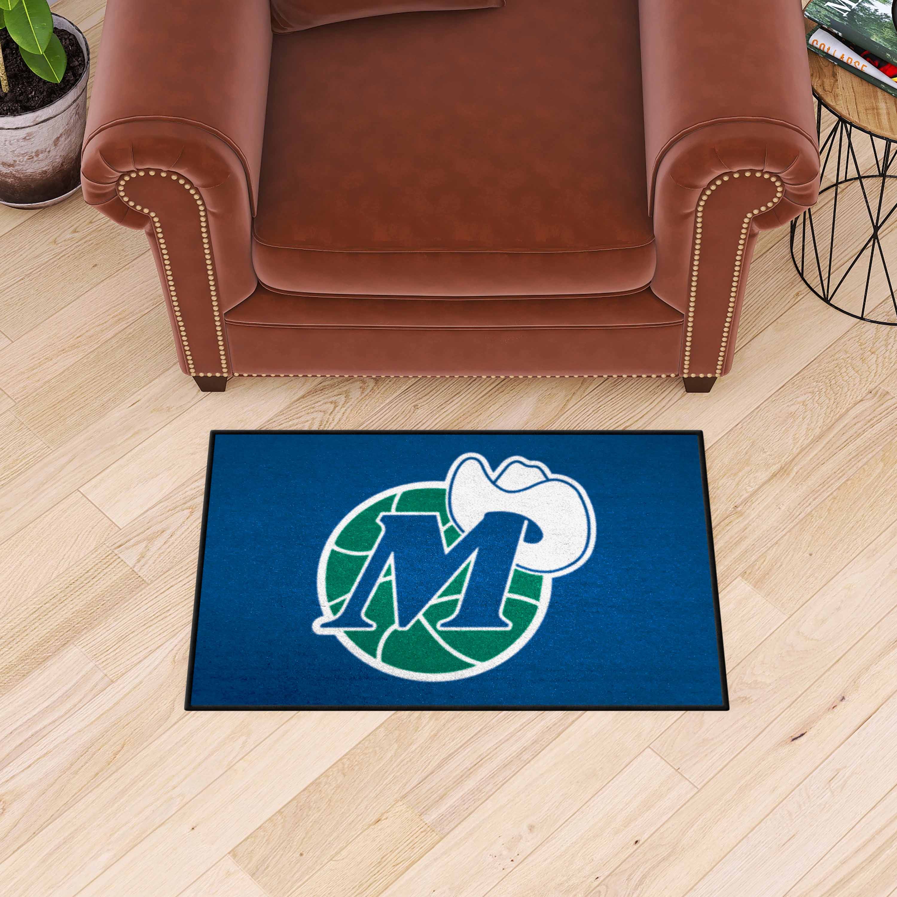 NBA Retro Dallas Mavericks Starter Mat Accent Rug - 19in. x 30in. - Dallas Mavericks