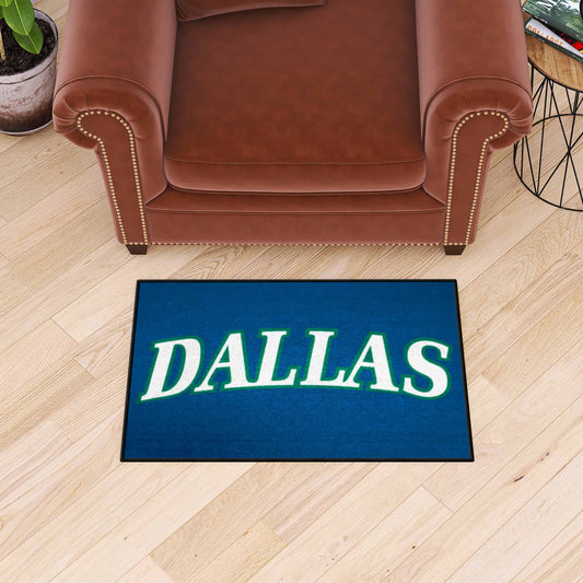 NBA Retro Dallas Mavericks Starter Mat Accent Rug - 19in. x 30in. - Dallas Mavericks