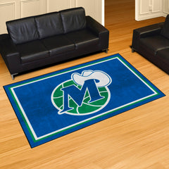 NBA Retro Dallas Mavericks 5ft. x 8 ft. Plush Area Rug