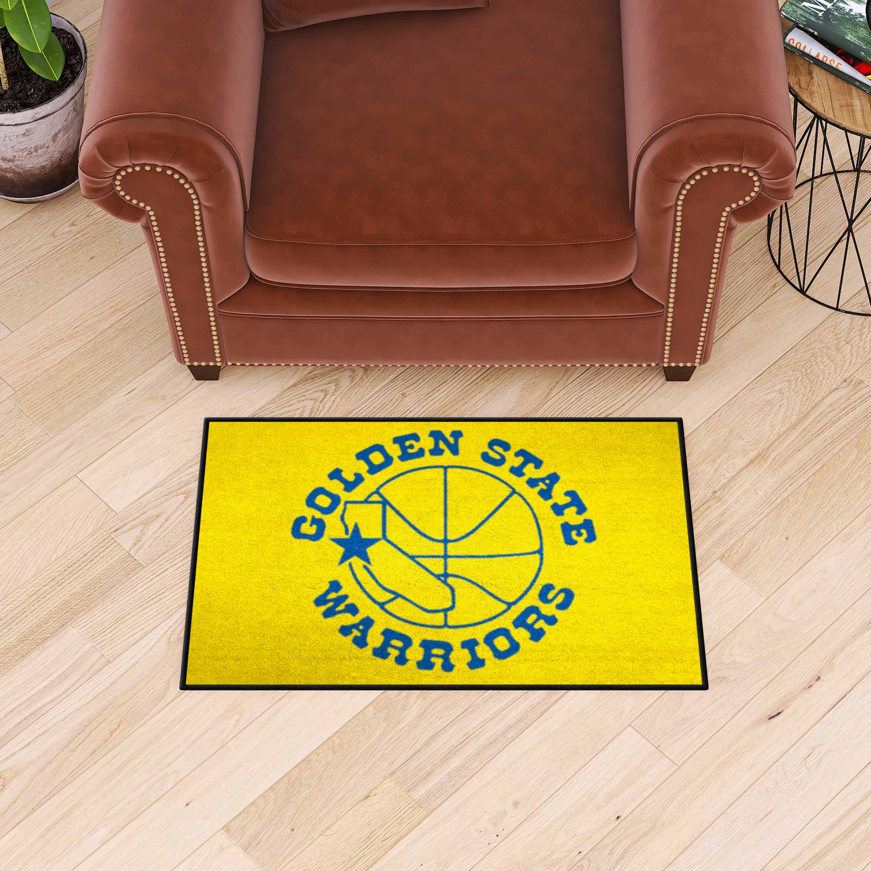 NBA Retro Golden State Warriors Starter Mat Accent Rug - 19in. x 30in. - Golden State Warriors