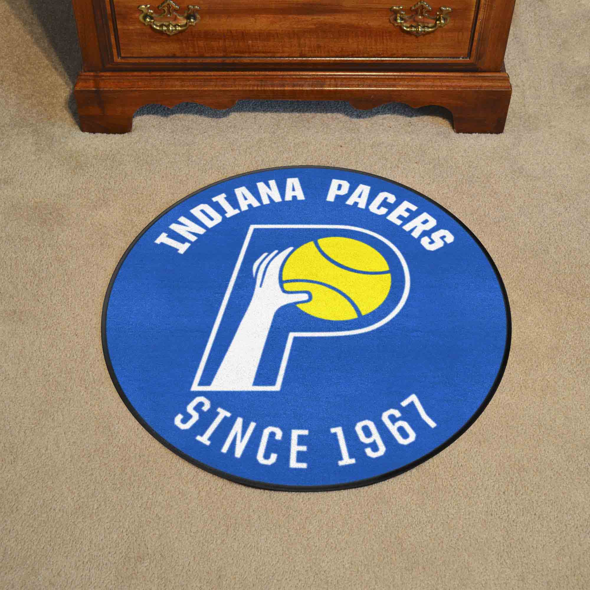 NBA Retro Indiana Pacers Roundel Rug - 27in. Diameter