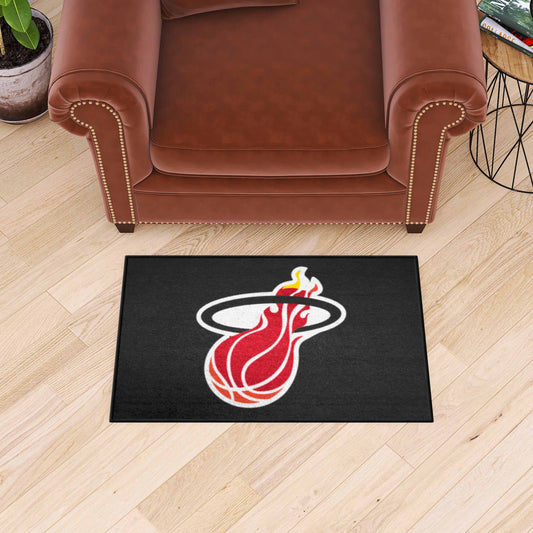 NBA Retro Miami Heat Starter Mat Accent Rug - 19in. x 30in.