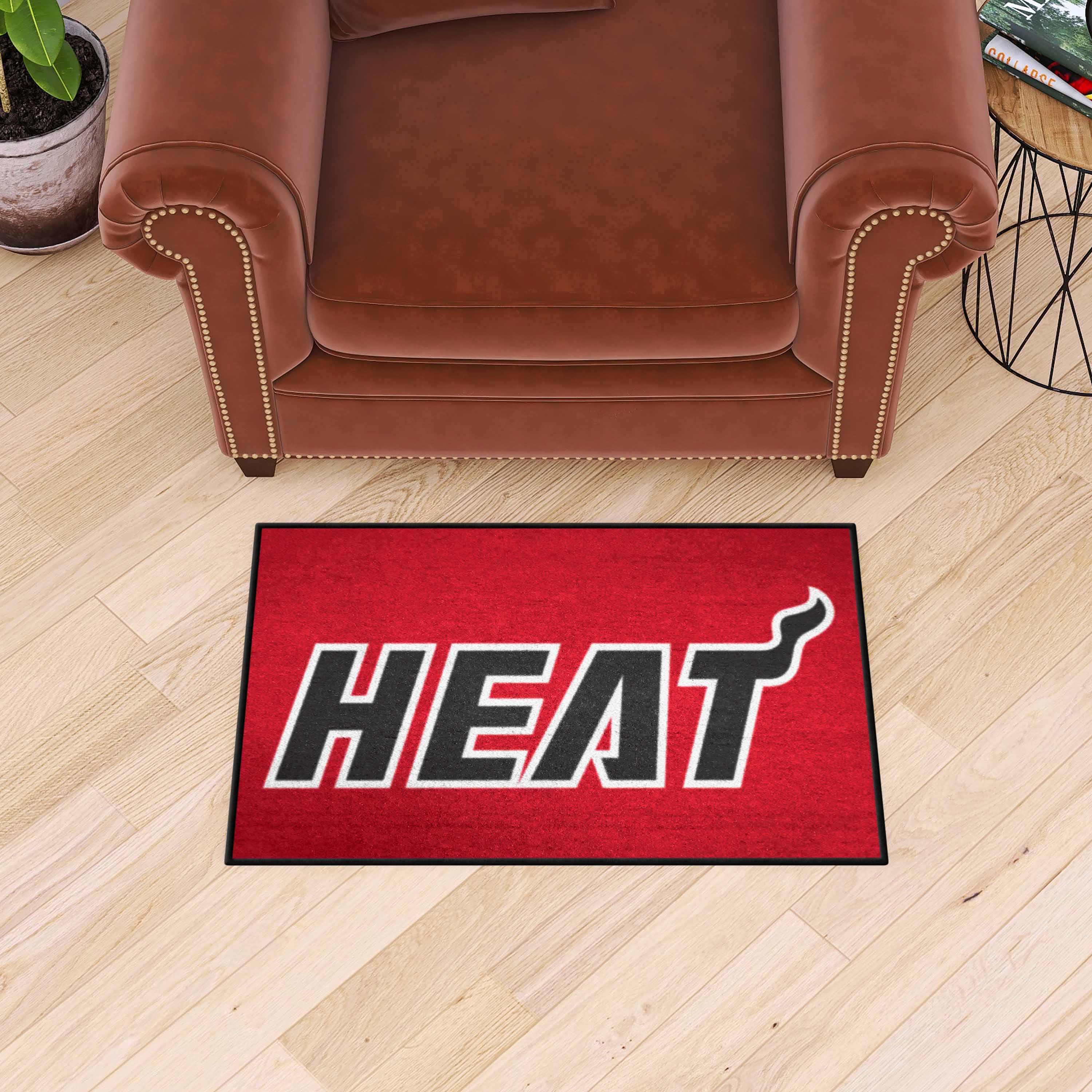 NBA Retro Miami Heat Starter Mat Accent Rug - 19in. x 30in.