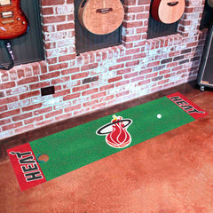 NBA Retro Miami Heat Putting Green Mat - 1.5ft. x 6ft.