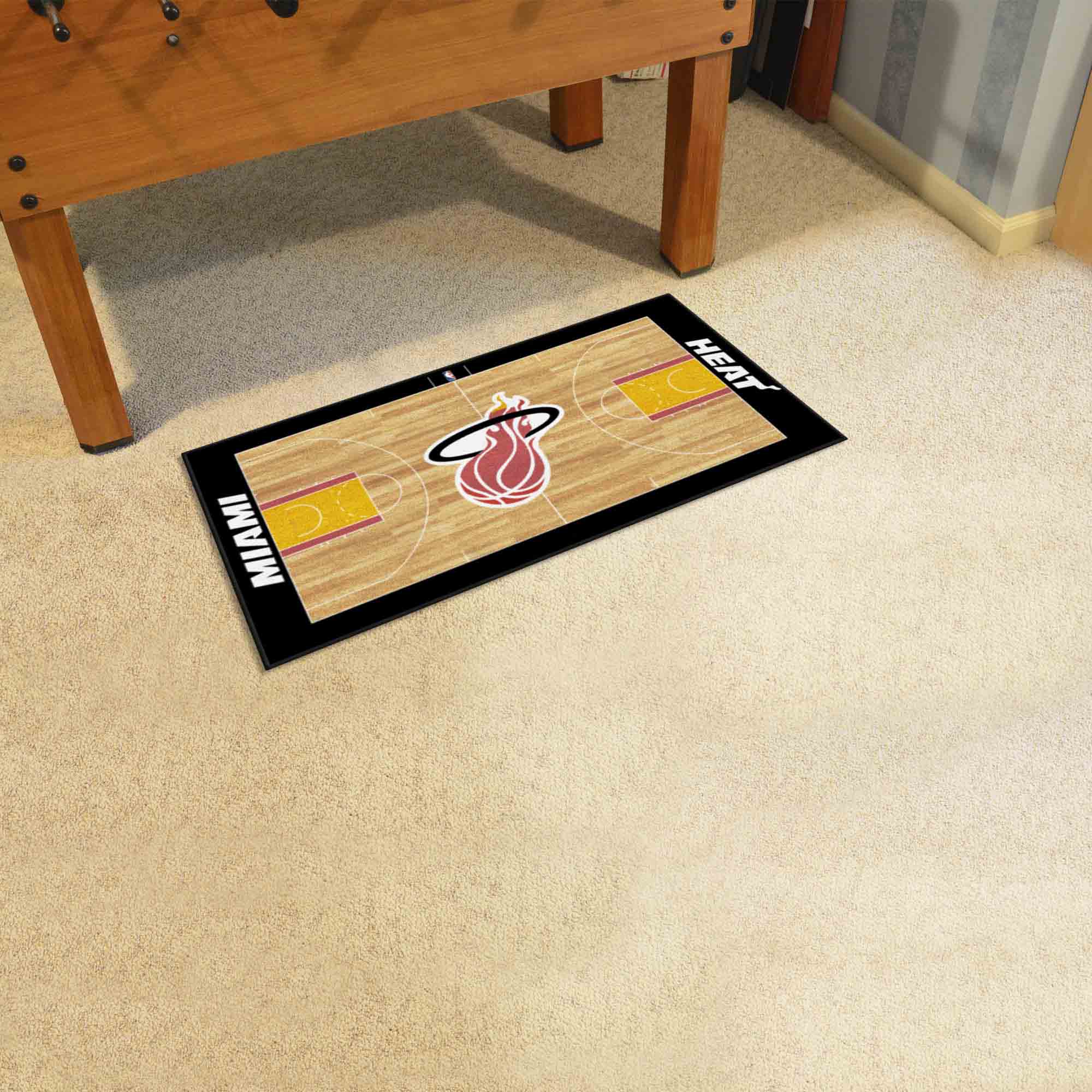 NBA Retro Miami Heat Court Runner Rug - 24in. x 44in.