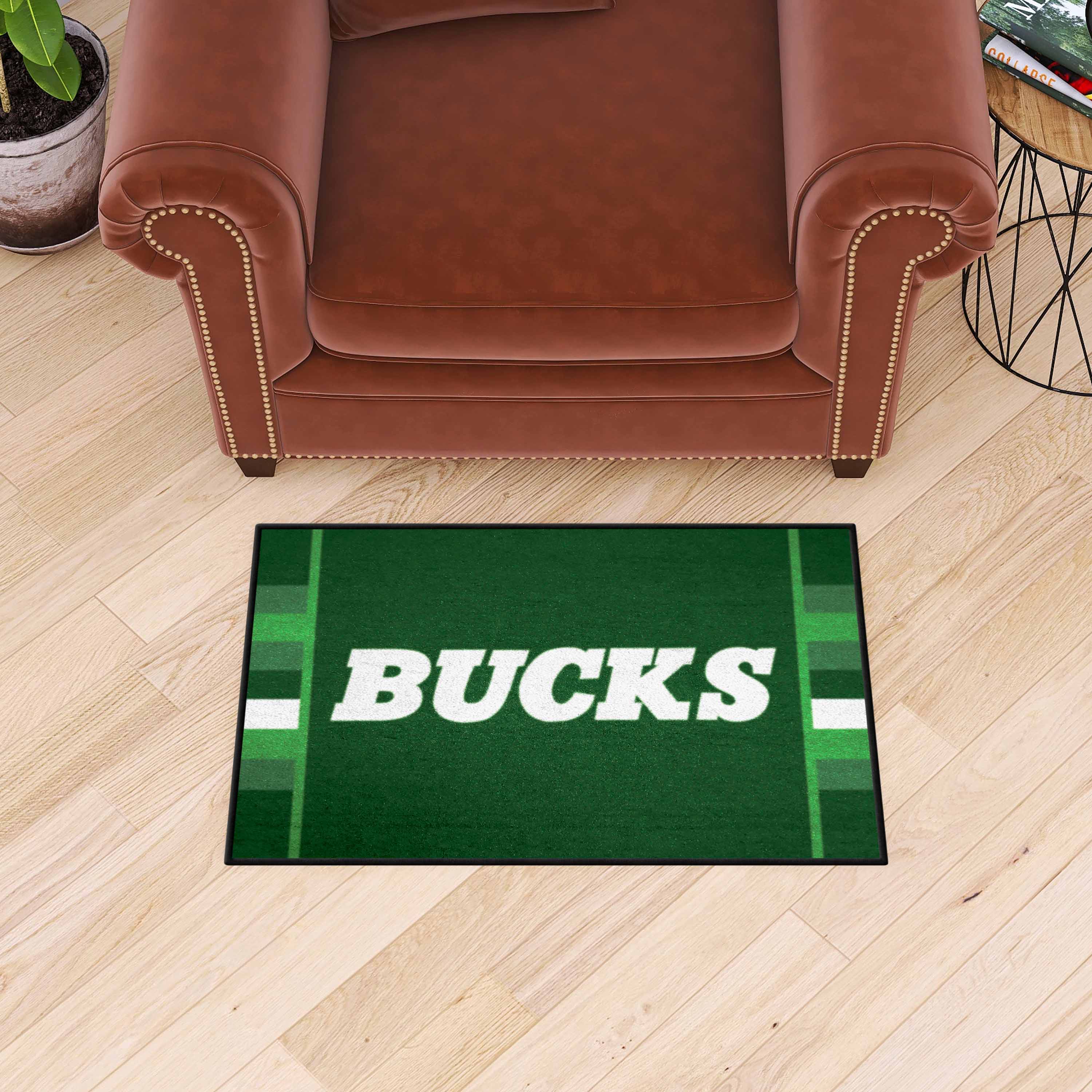 NBA Retro Milwaukee Bucks Starter Mat Accent Rug - 19in. x 30in.