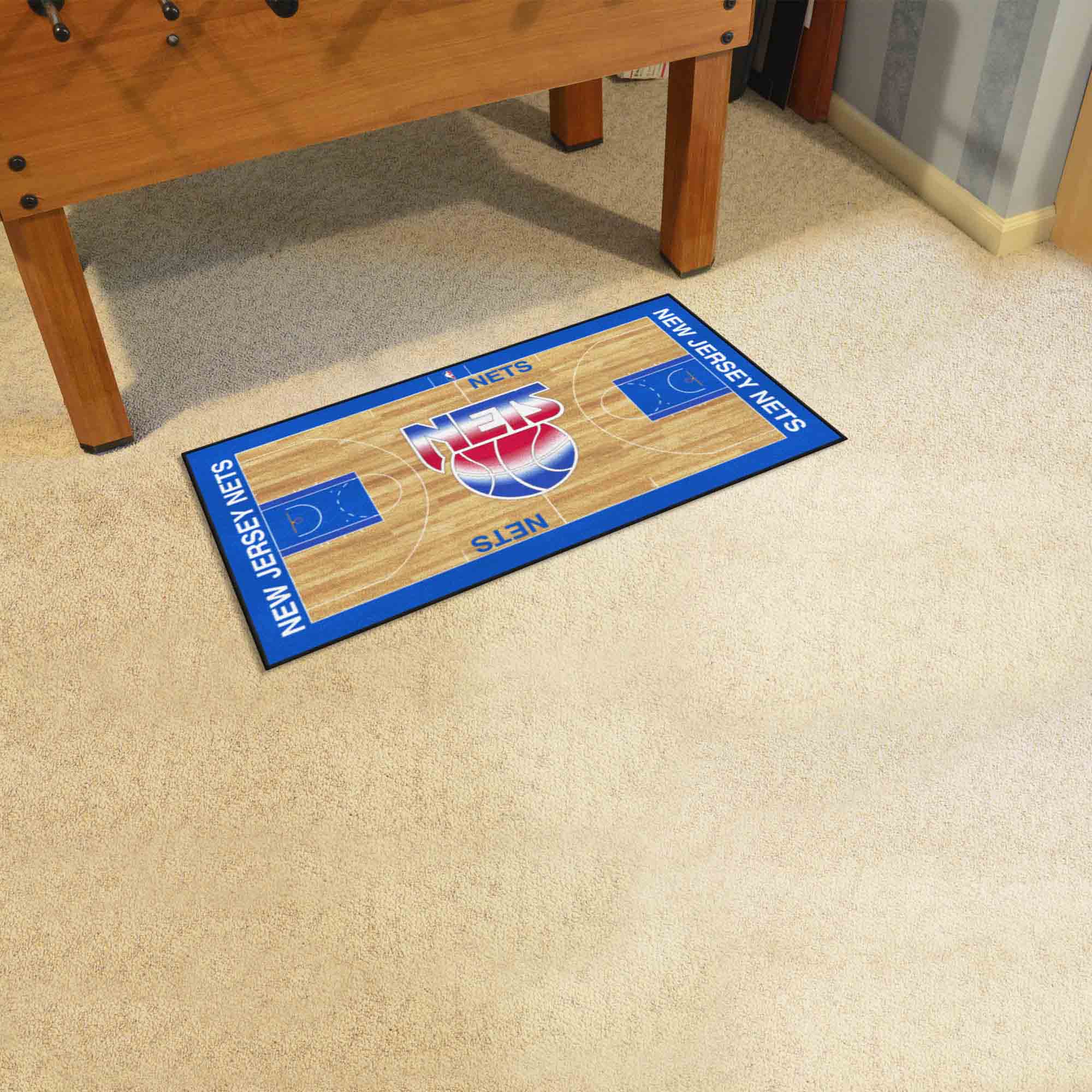 NBA Retro New Jersey Nets Court Runner Rug - 24in. x 44in.