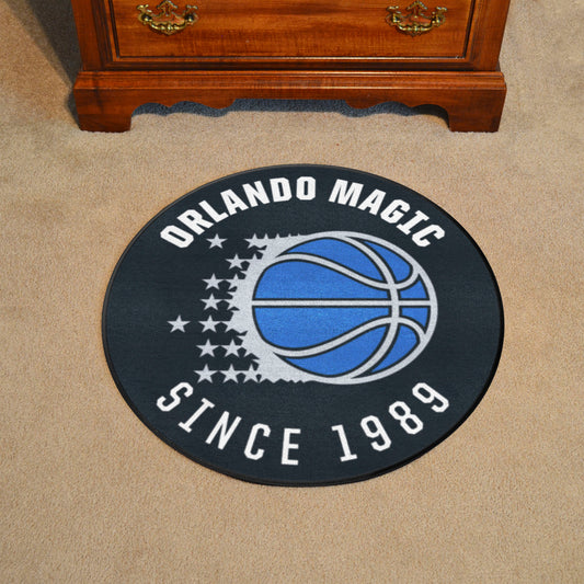 NBA Retro Orlando Magic Roundel Rug - 27in. Diameter