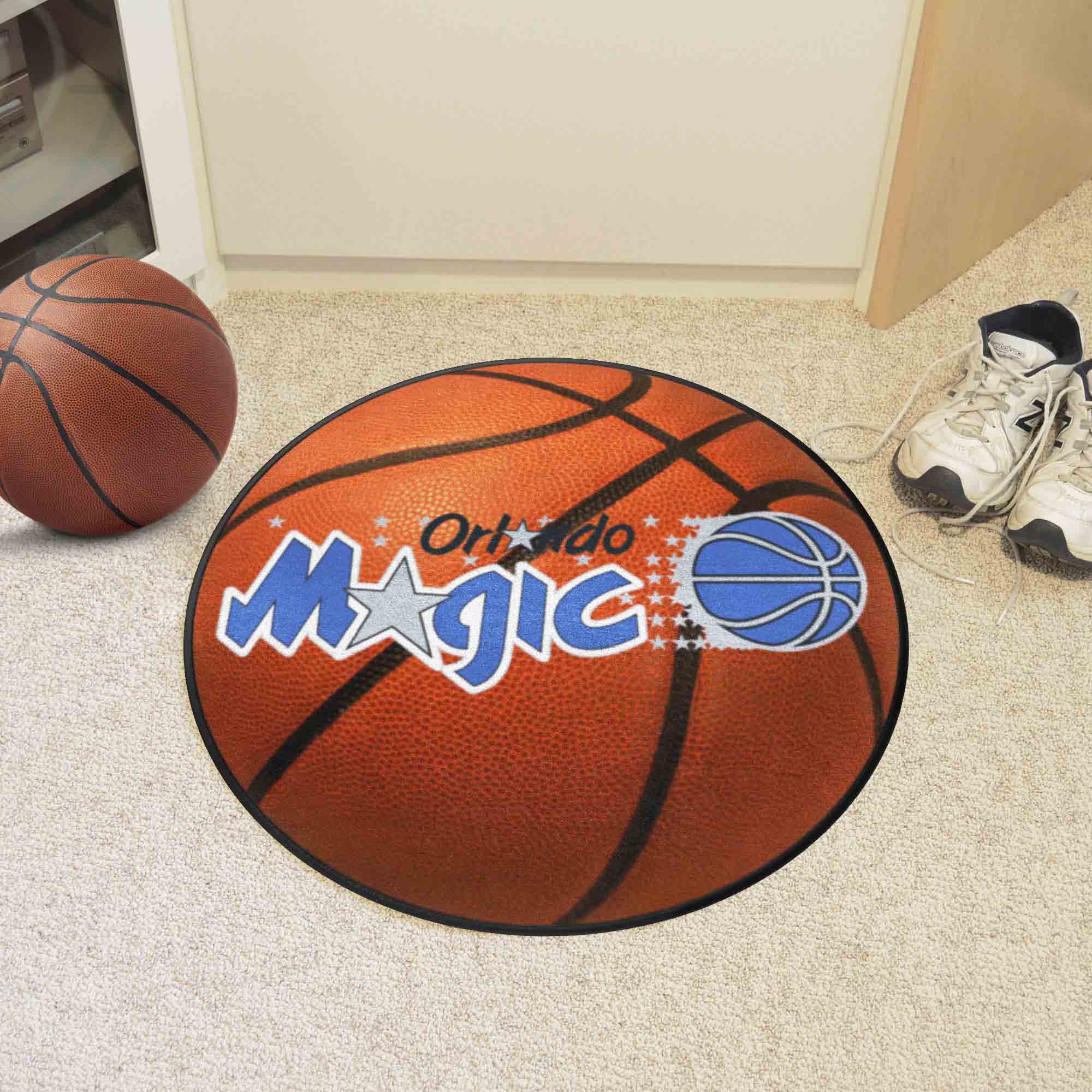 NBA Retro Orlando Magic Basketball Rug - 27in. Diameter