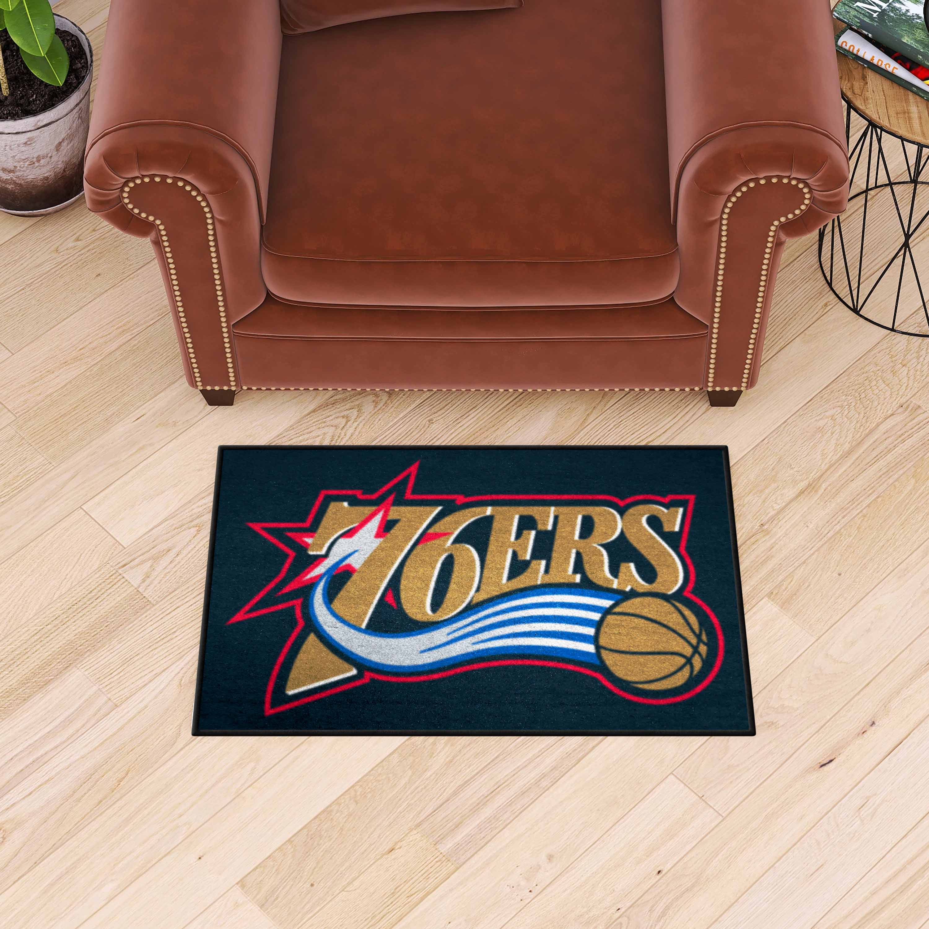 NBA Retro Philadelphia 76ers Starter Mat Accent Rug - 19in. x 30in.