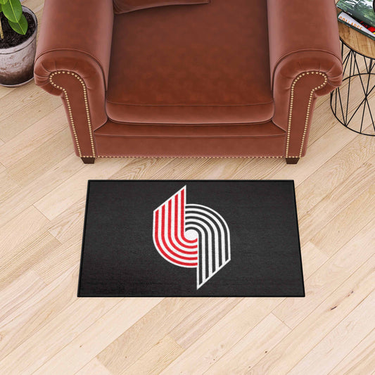 NBA Retro Portland Trail Blazers Starter Mat Accent Rug - 19in. x 30in.