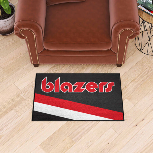 NBA Retro Portland Trail Blazers Starter Mat Accent Rug - 19in. x 30in.