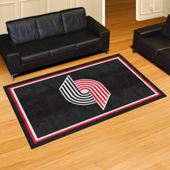 NBA Retro Portland Trail Blazers 5ft. x 8 ft. Plush Area Rug