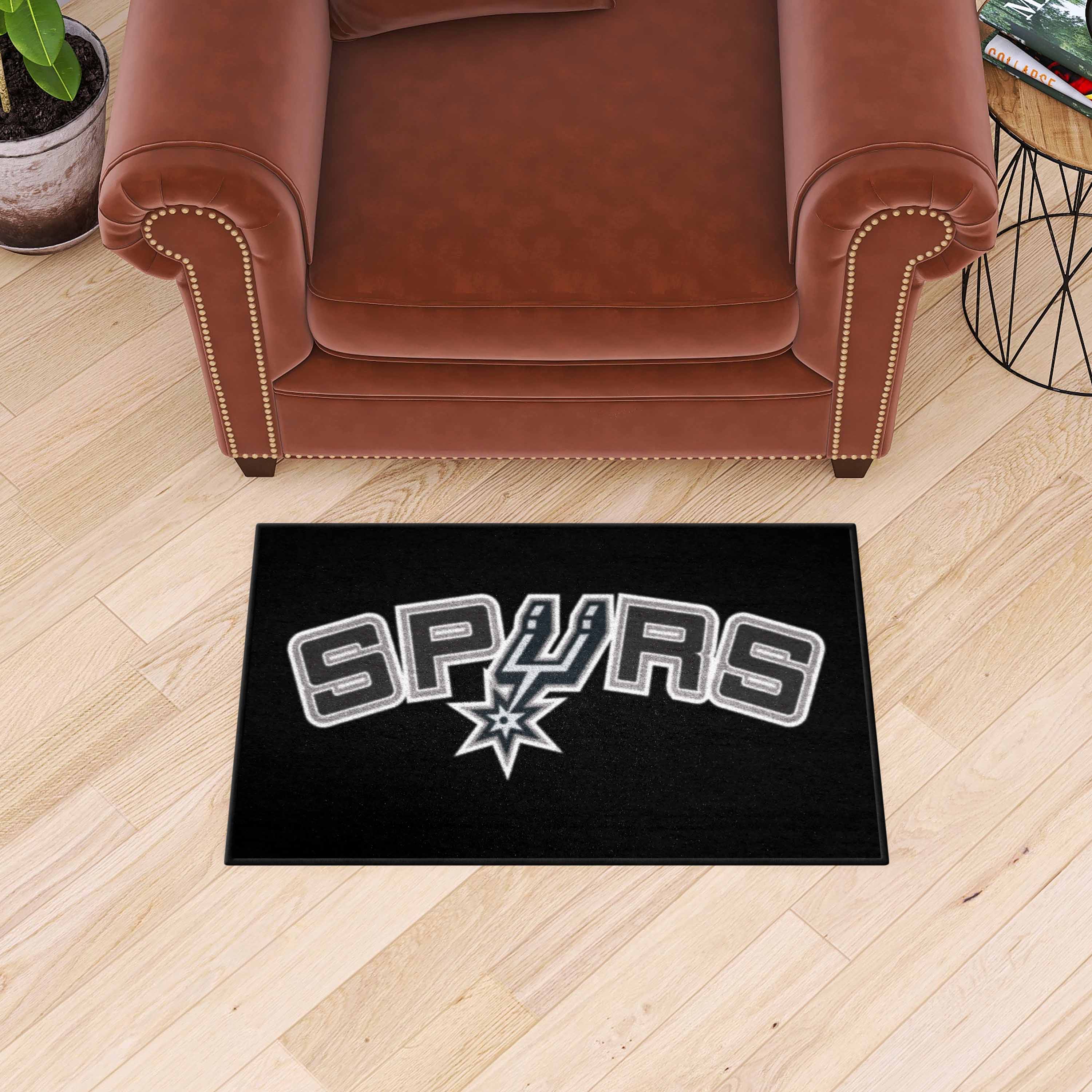 NBA Retro San Antonio Spurs Starter Mat Accent Rug - 19in. x 30in.