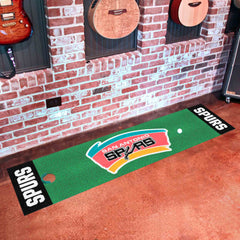 NBA Retro San Antonio Spurs Putting Green Mat - 1.5ft. x 6ft.