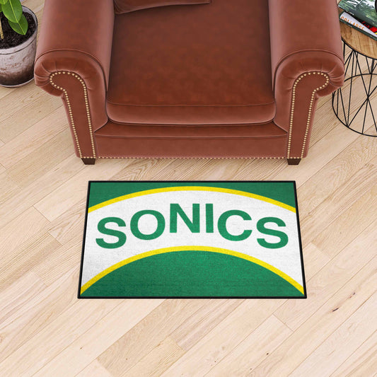 NBA Retro Seattle Supersonics Starter Mat Accent Rug - 19in. x 30in.