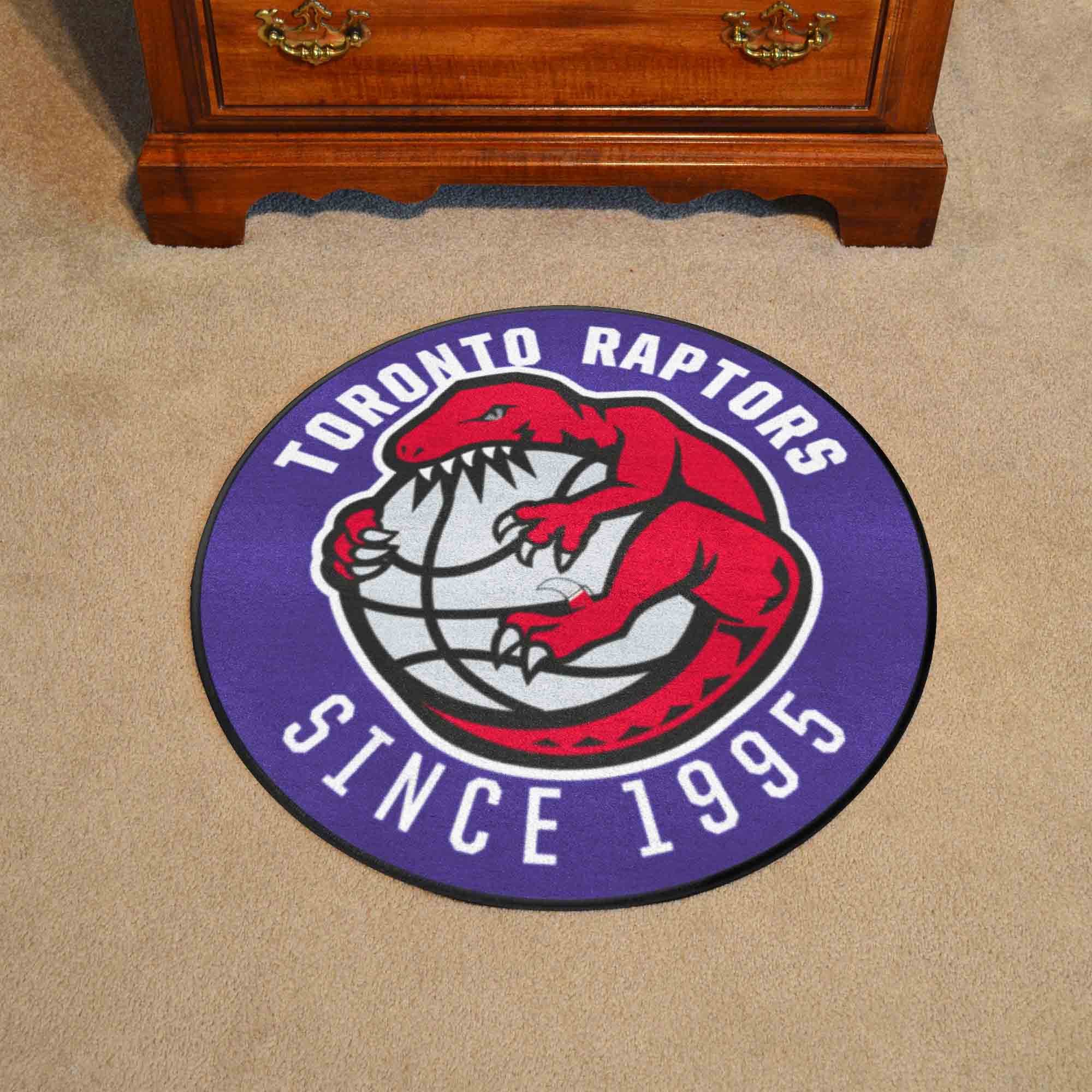 NBA Retro Toronto Raptors Roundel Rug - 27in. Diameter