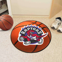 NBA Retro Toronto Raptors Basketball Rug - 27in. Diameter