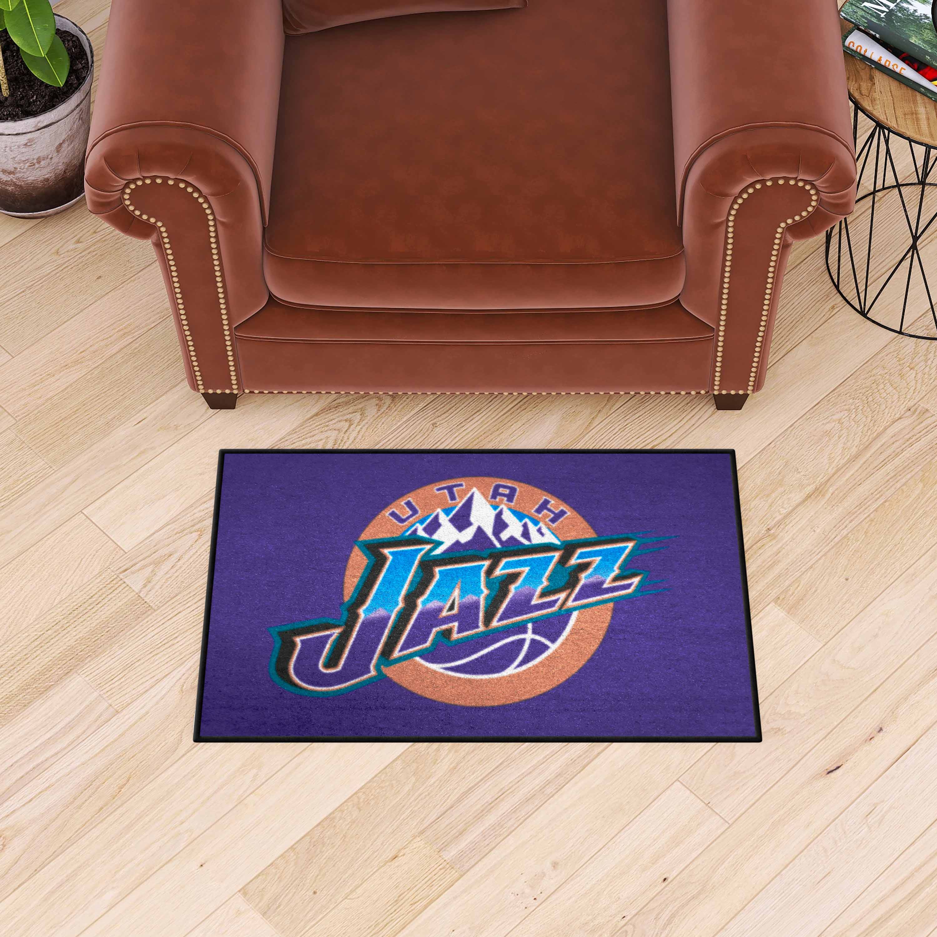 NBA Retro Utah Jazz Starter Mat Accent Rug - 19in. x 30in.