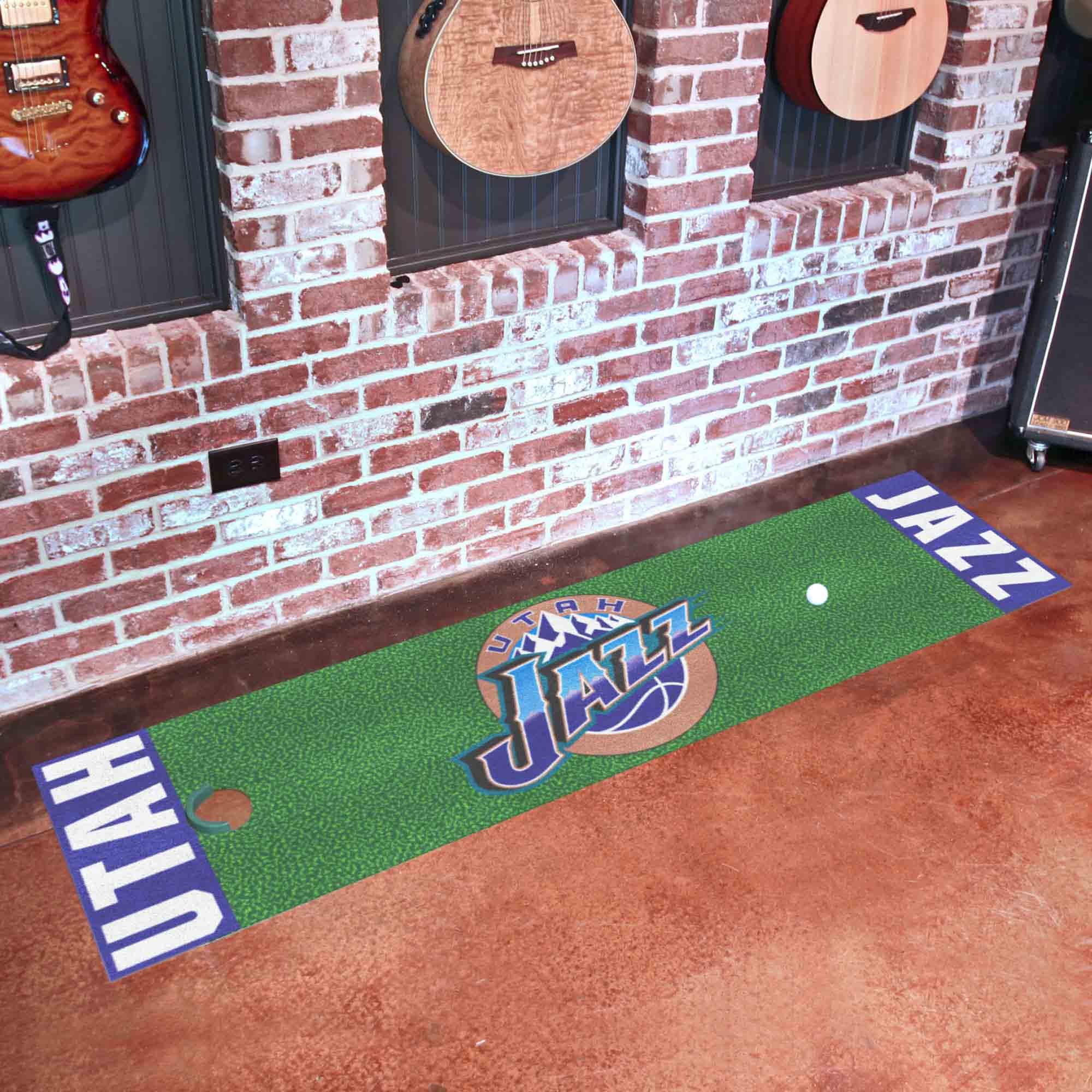 NBA Retro Utah Jazz Putting Green Mat - 1.5ft. x 6ft.