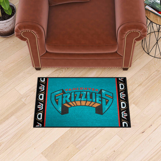 NBA Retro Vancouver Grizzlies Starter Mat Accent Rug - 19in. x 30in.