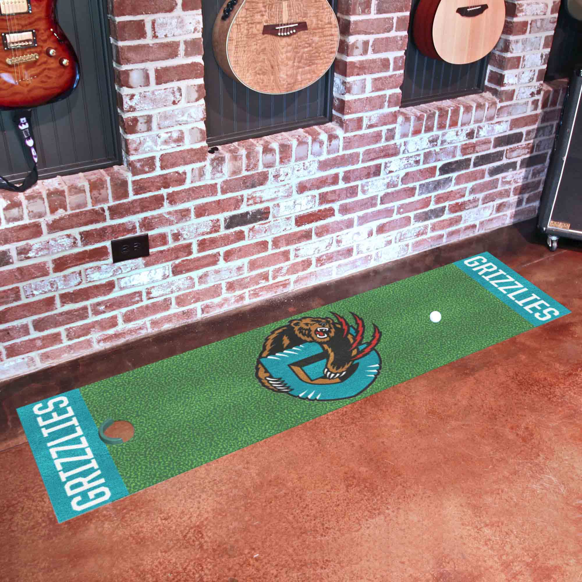 NBA Retro Vancouver Grizzlies Putting Green Mat - 1.5ft. x 6ft.