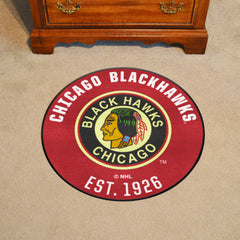 NHLRETRO Chicago Blackhawks Roundel Rug - 27in. Diameter