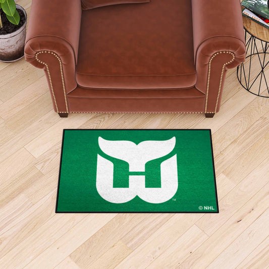 Retro NHL Hartford Whalers Starter Mat Accent Rug - 19in. x 30in.