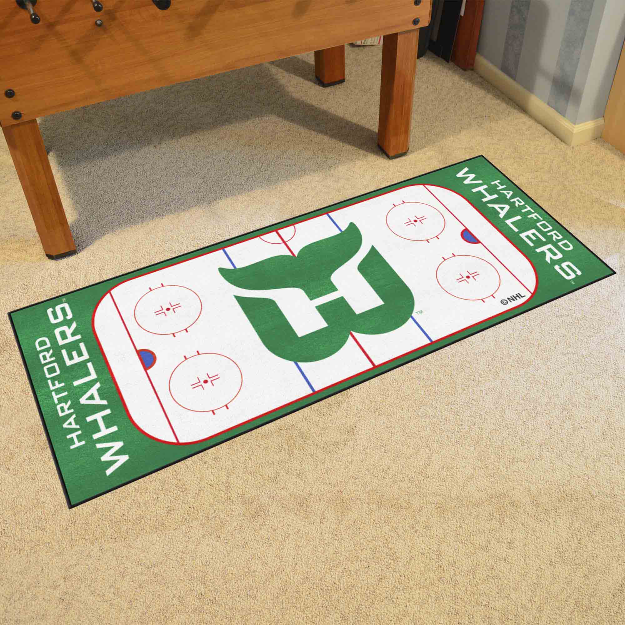 Retro NHL Hartford Whalers Rink Runner - 30in. x 72in.