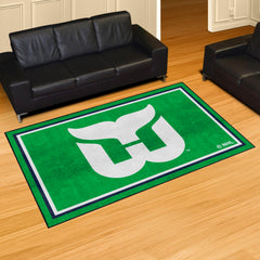 Retro NHL Hartford Whalers 5ft. x 8 ft. Plush Area Rug