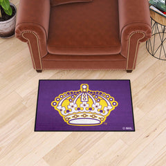 Retro NHL Los Angeles Kings Starter Mat Accent Rug - 19in. x 30in. - Los Angeles Kings