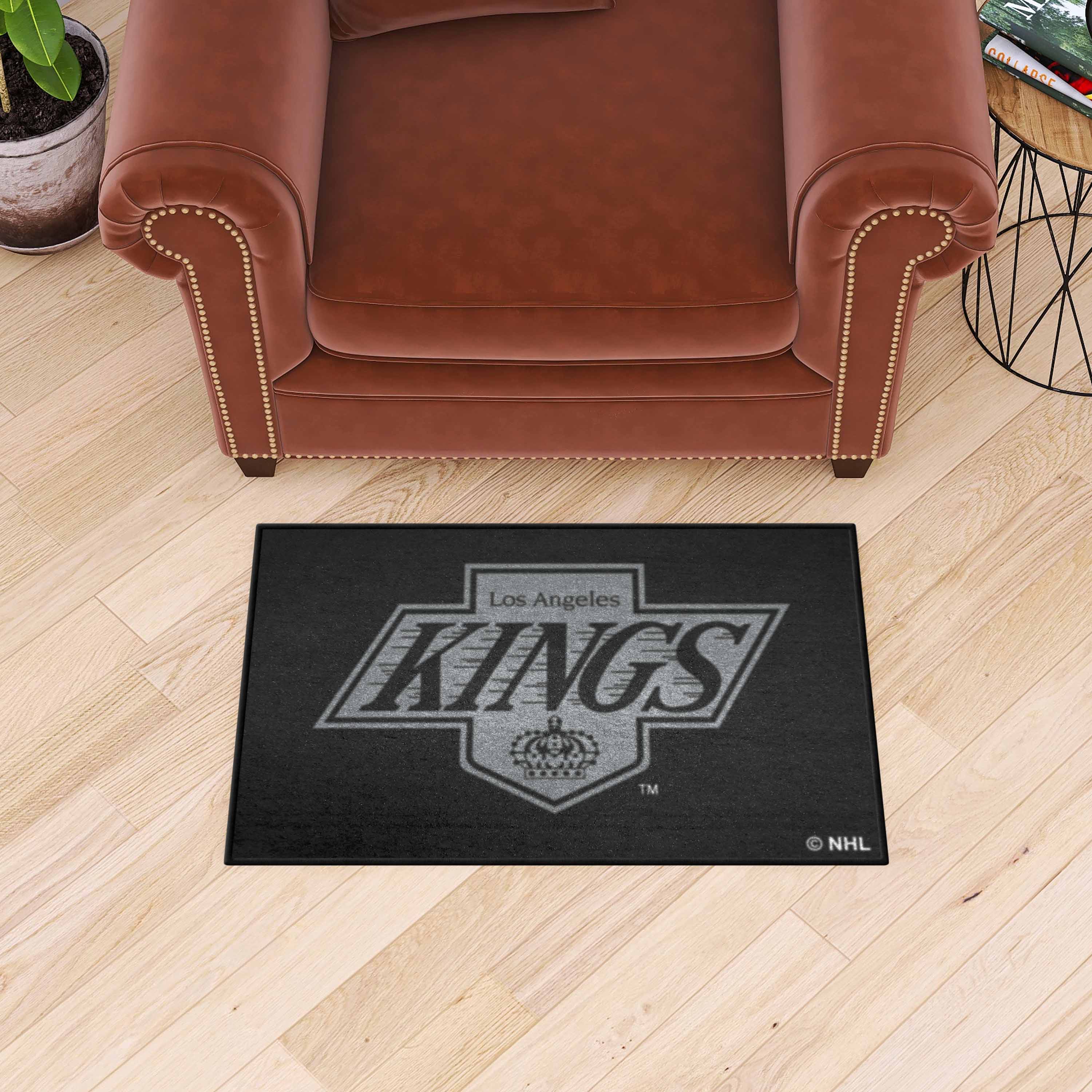 Retro NHL Los Angeles Kings Starter Mat Accent Rug - 19in. x 30in.