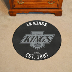 Retro NHL Los Angeles Kings Roundel Rug - 27in. Diameter