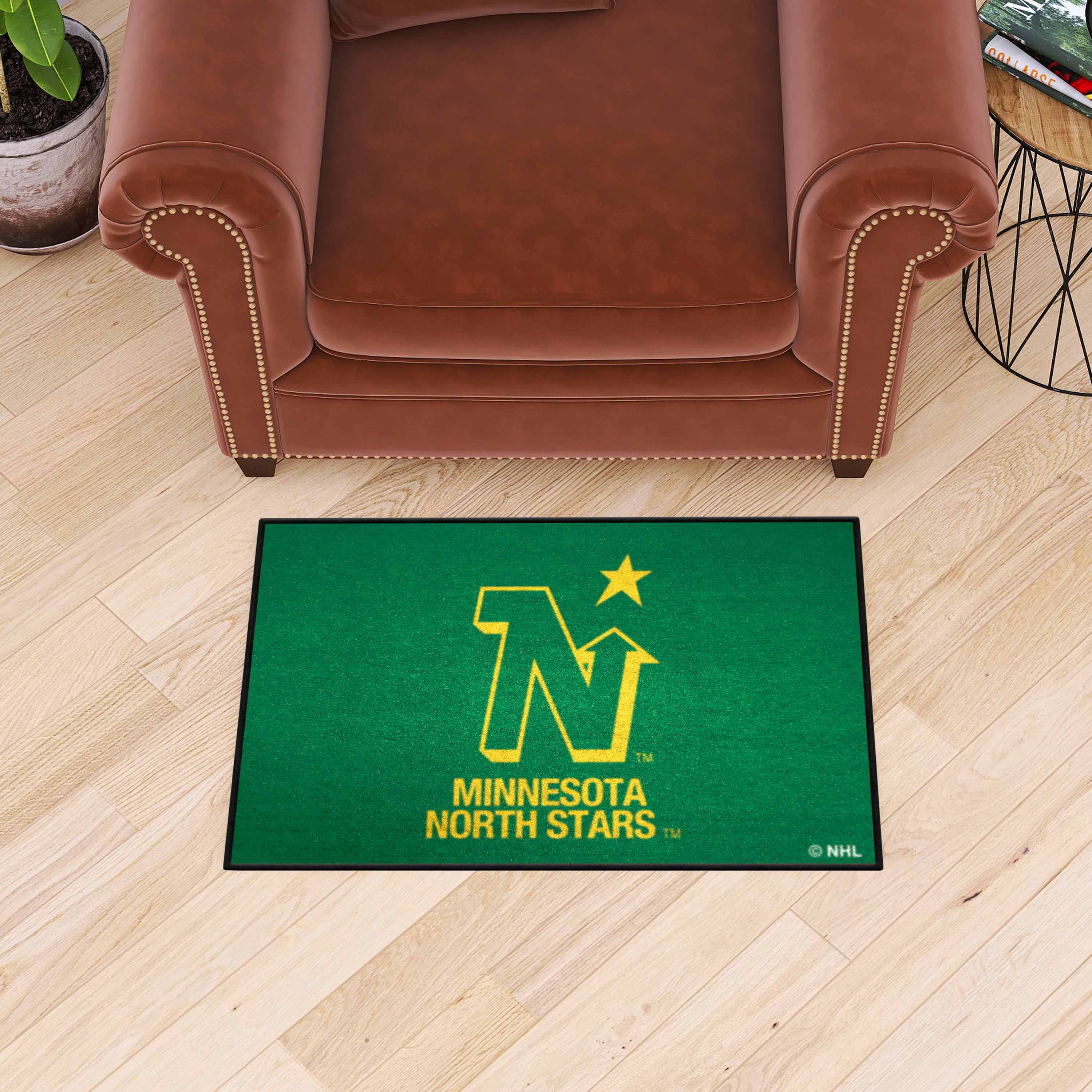 NHLRETRO Minnesota North Stars Starter Mat Accent Rug - 19in. x 30in.