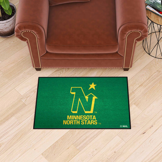 NHLRETRO Minnesota North Stars Starter Mat Accent Rug - 19in. x 30in. - Minnesota North Stars