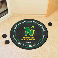 NHLRETRO Minnesota North Stars Hockey Puck Rug - 27in. Diameter