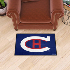 NHLRETRO Montreal Canadiens Starter Mat Accent Rug - 19in. x 30in. - Montreal Canadiens