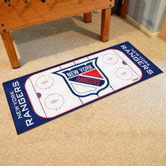 NHLRETRO New York Rangers Rink Runner - 30in. x 72in.