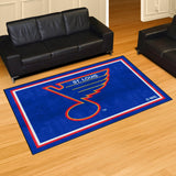 NHLRETRO St. Louis Blues 5ft. x 8 ft. Plush Area Rug