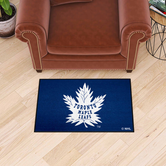 NHLRETRO Toronto Maple Leafs Starter Mat Accent Rug - 19in. x 30in. - Toronto Maple Leafs