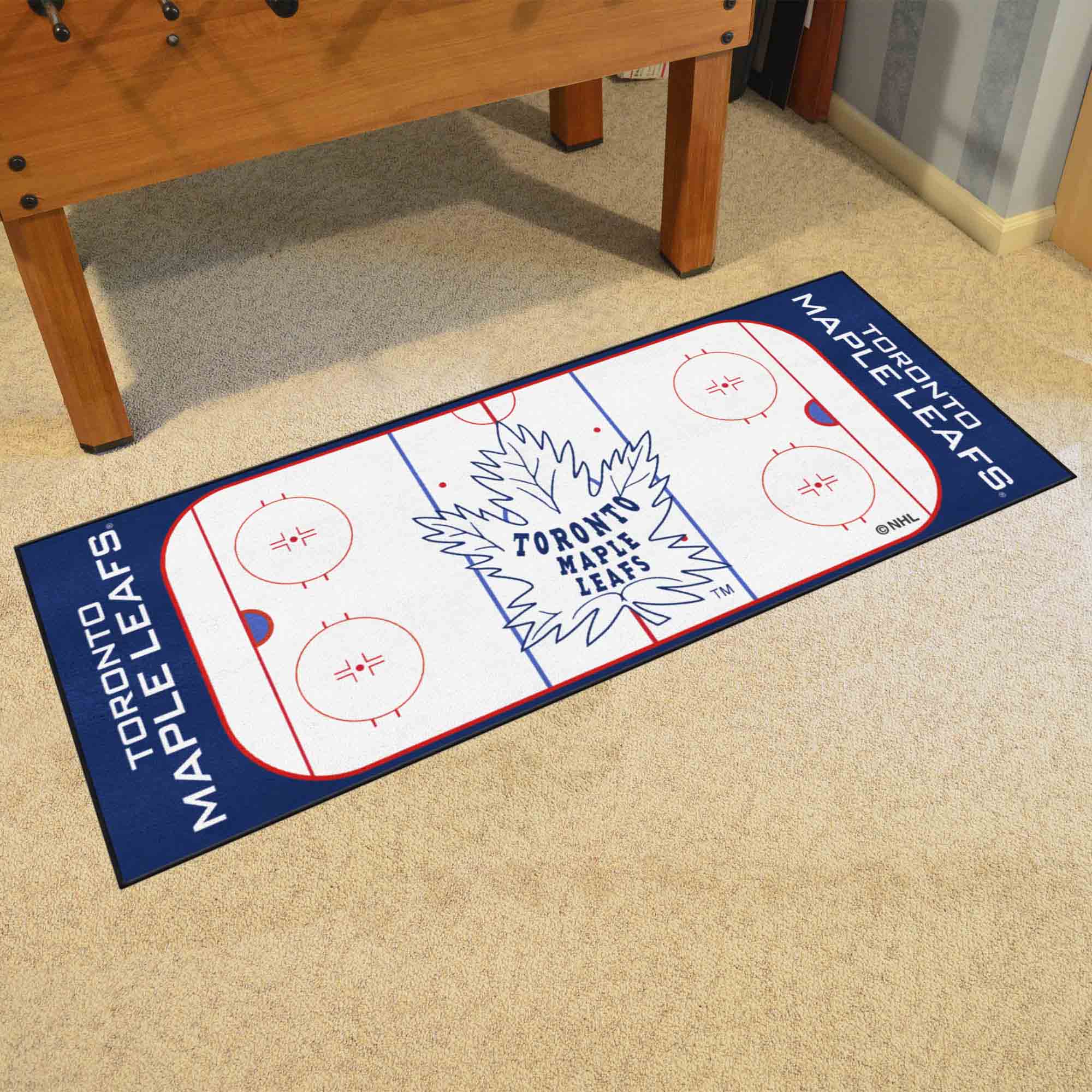 NHLRETRO Toronto Maple Leafs Rink Runner - 30in. x 72in. - Toronto Maple Leafs