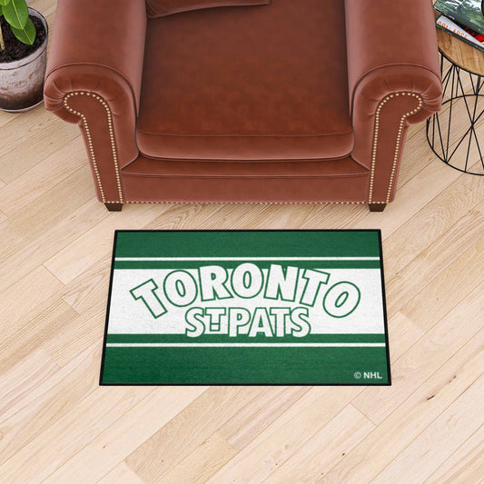 NHLRETRO Toronto St. Pats Starter Mat Accent Rug - 19in. x 30in.