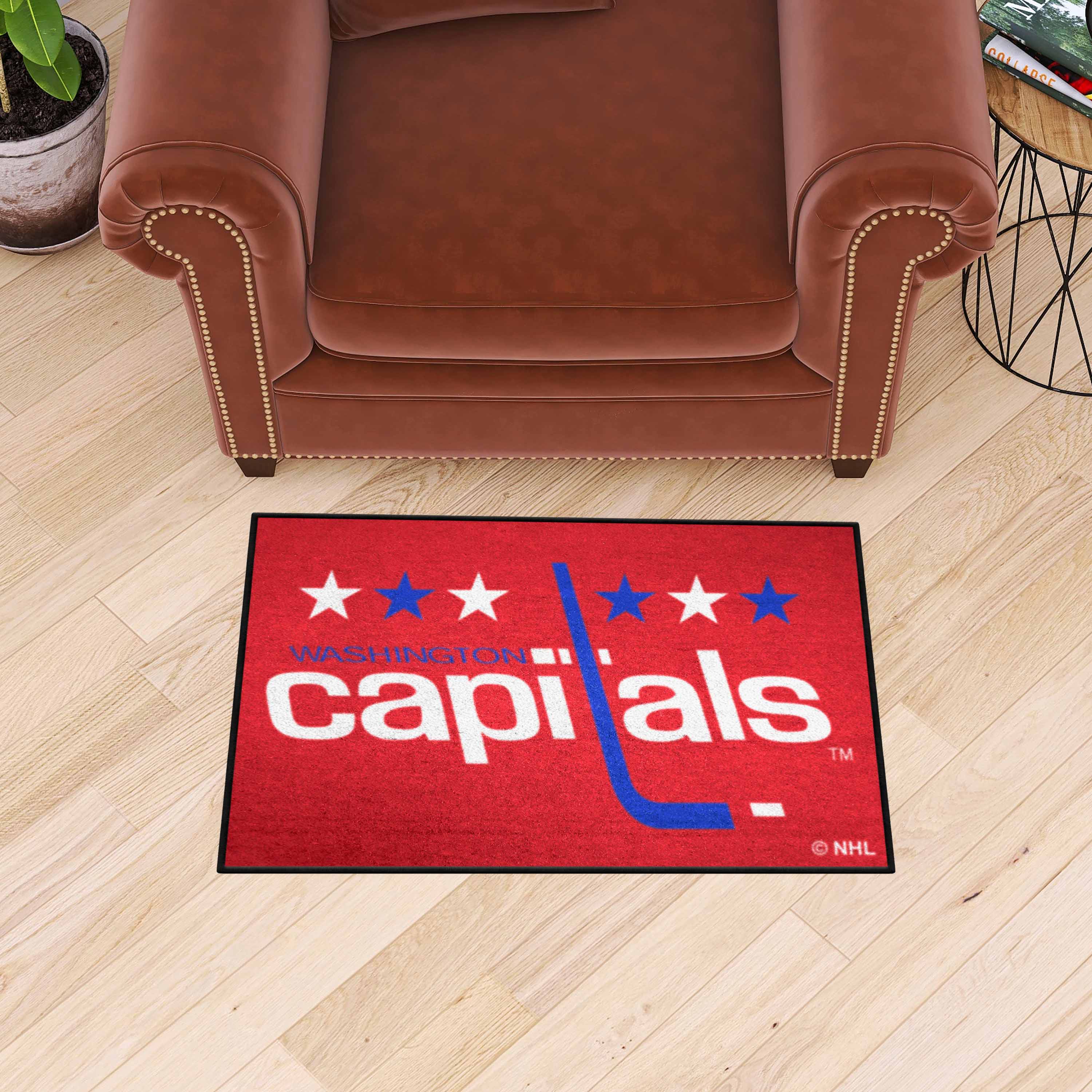 NHLRETRO Washington Capitals Starter Mat Accent Rug - 19in. x 30in. - Washington Capitals