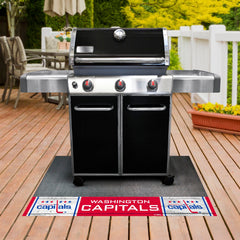 NHLRETRO Washington Capitals Vinyl Grill Mat - 26in. x 42in. - Washington Capitals