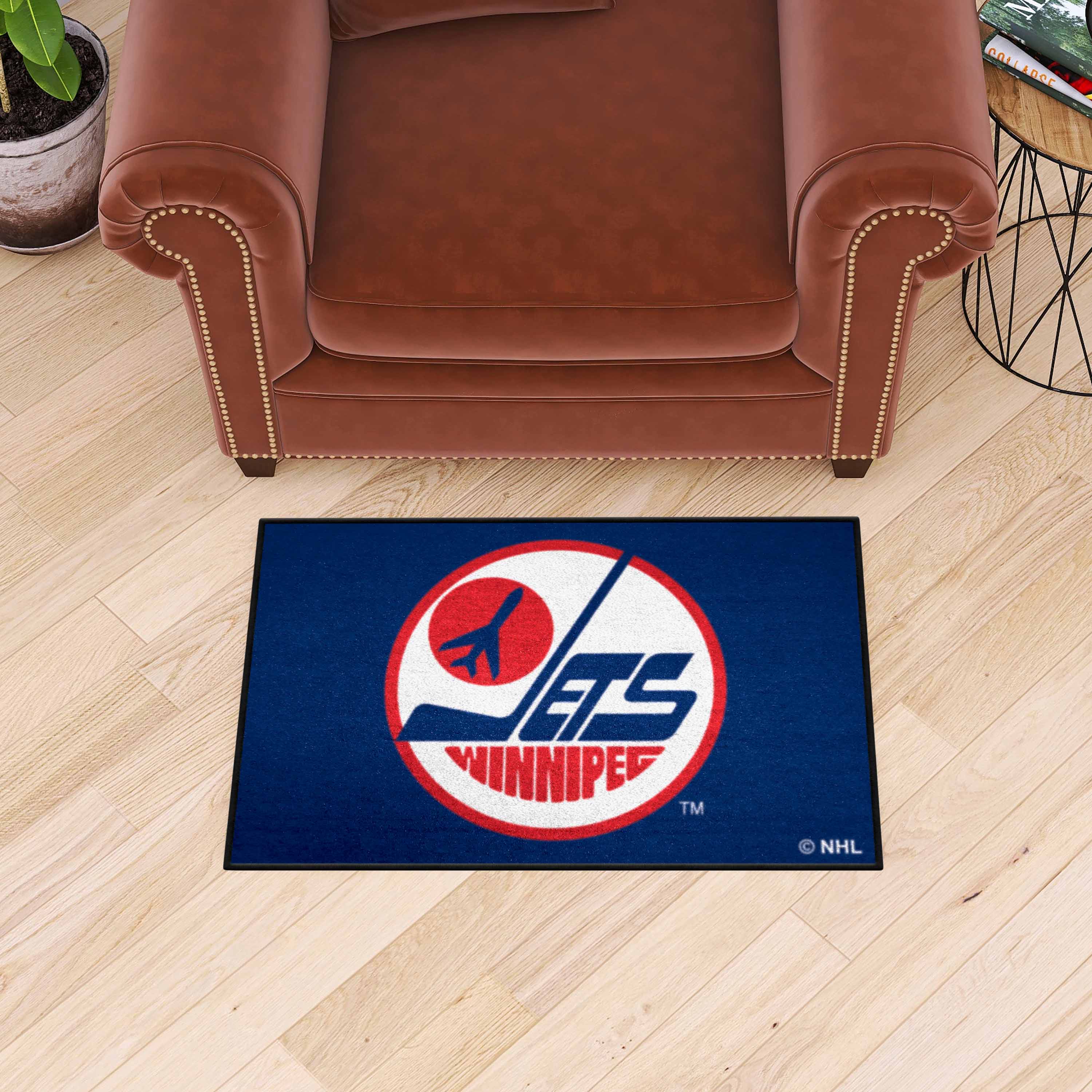 Retro NHL Winnipeg Jets Starter Mat Accent Rug - 19in. x 30in.