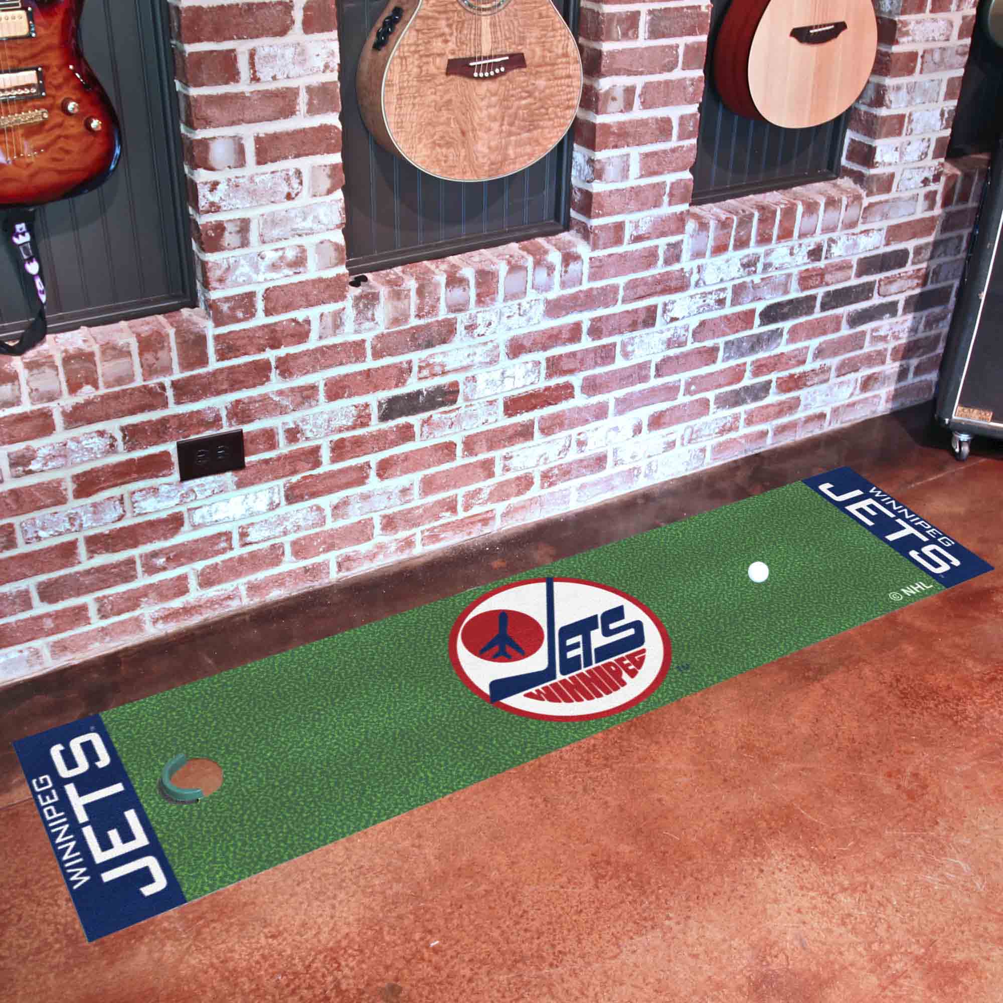 Retro NHL Winnipeg Jets Putting Green Mat - 1.5ft. x 6ft.