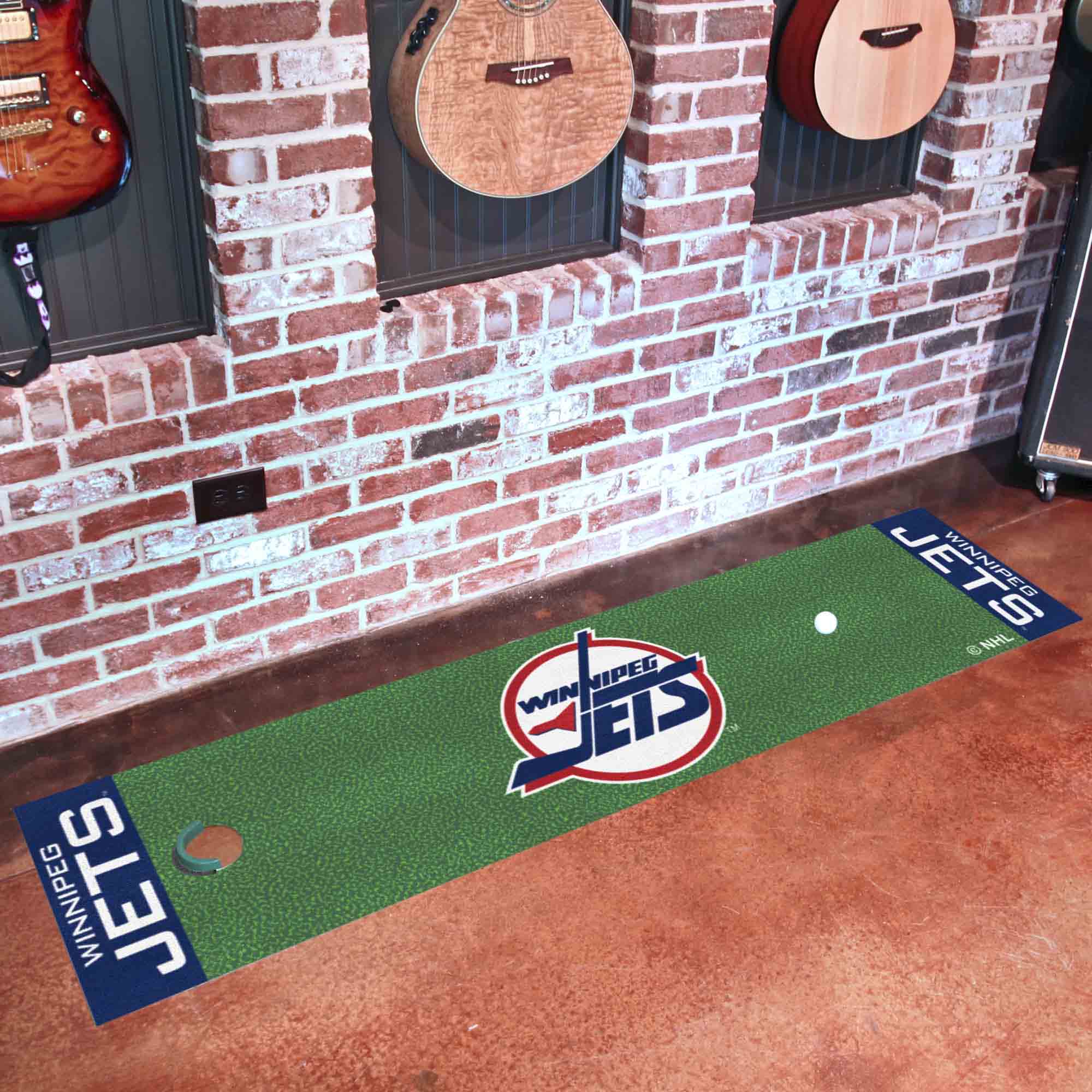 Retro NHL Winnipeg Jets Putting Green Mat - 1.5ft. x 6ft.