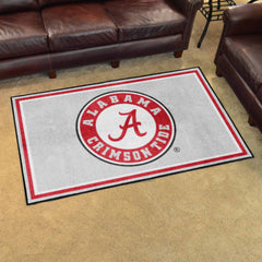 Alabama Crimson Tide 4ft. x 6ft. Plush Area Rug, Round Logo